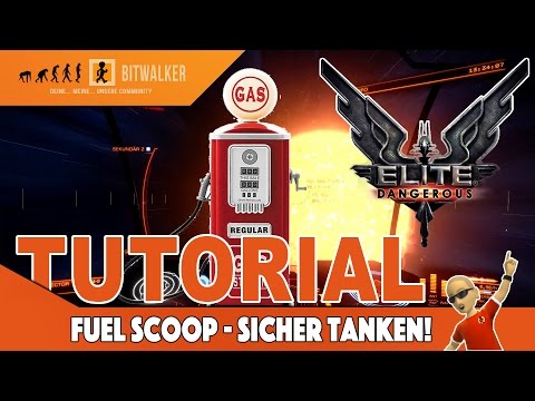 Elite Dangerous TUTORIAL | Fuel Scoop... sicher Tanken - wo und wie | GER