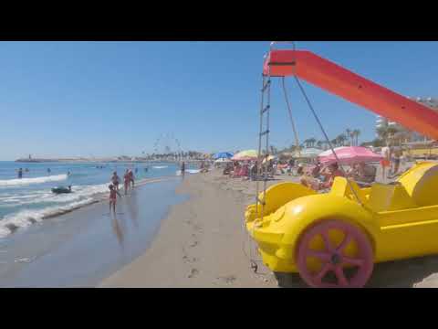 Benalmádena (Spain) Beach Walk... Last Days of August 2023