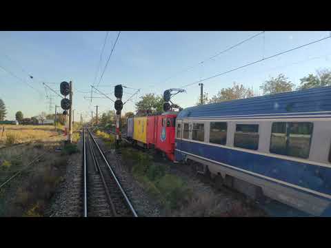 Tren IR1656 Suceava - Bucuresti Nord trece prin Sascut cu EA255 a depoului Suceava Nord - 21.10.2021