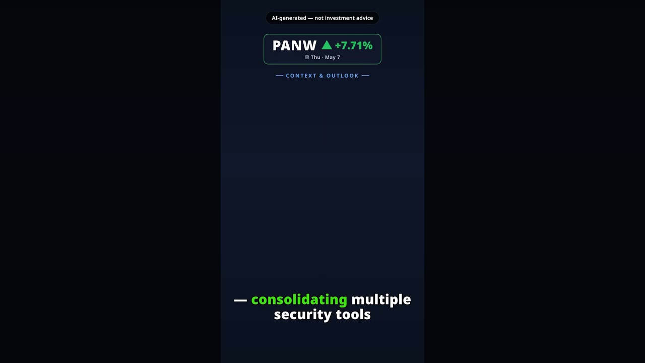 PANW gains 7.71% on 2026-05-07 — AI explainer