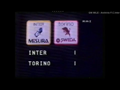 1984-85 (20^ - 24-02-1985) INTER-Torino 1-1 [Corradini,Collovati] Servizio D.S.Rai