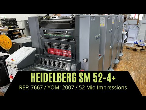 HEIDELBERG SM 52-4+ (TEST PRINTING)