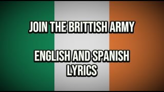 Join the British Army – English and Spanish lyrics