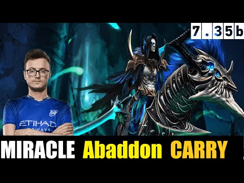 🔥 MIRACLE- [Abaddon] CARRY 7.35 DOTA 2 HIGHEST MMR MATCH#dota2  #dota2gameplay #miracle