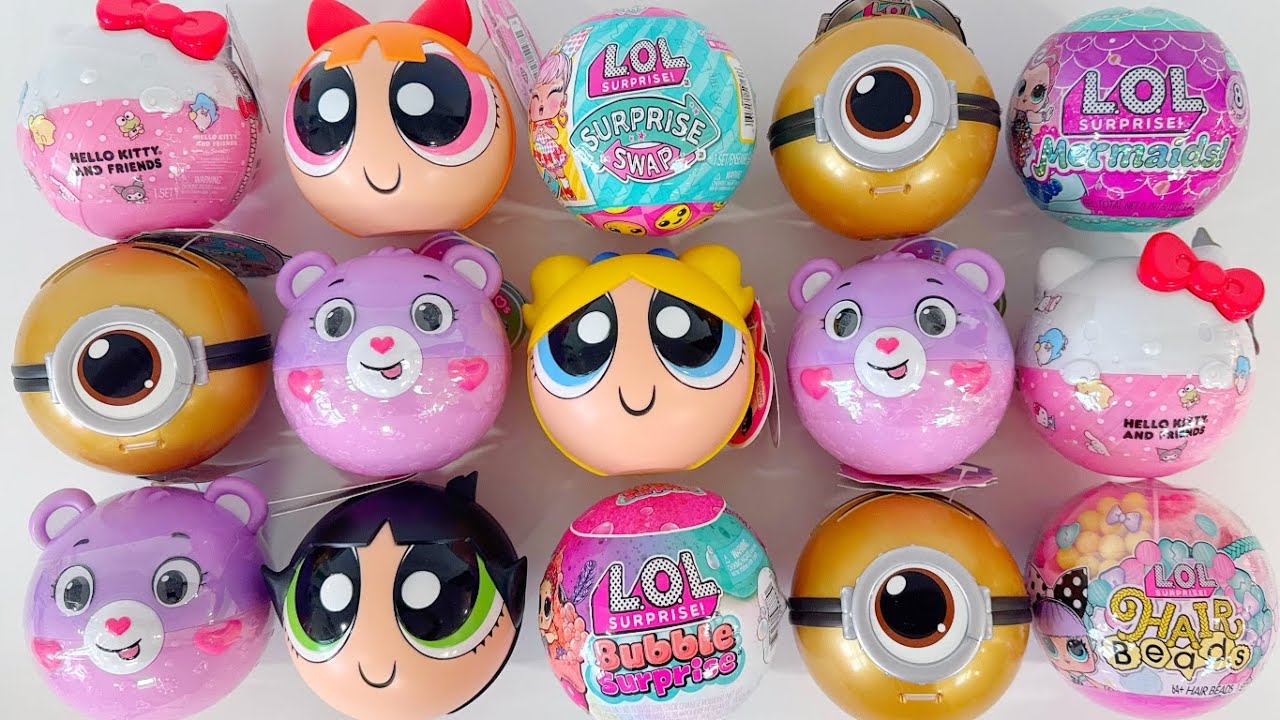 ASMR LOL Surprise! Mega Ball Haul ✨ Oddly Satisfying Unboxing Toy Mystery Surprises