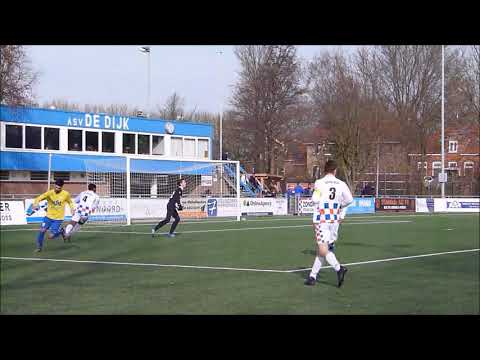 Kay Hilverink, wedstrijd 28-04-2018, De Dijk O19 - FC Lisse O19