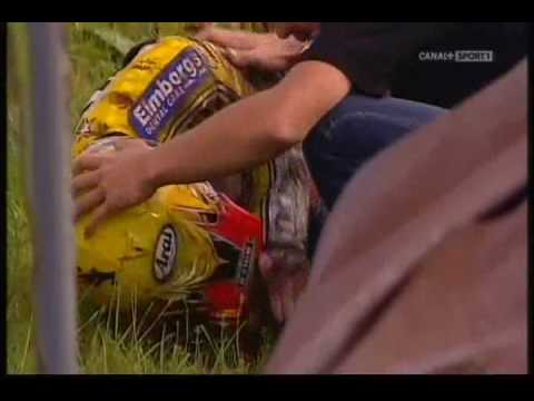 Speedway Crash in Swedish Race