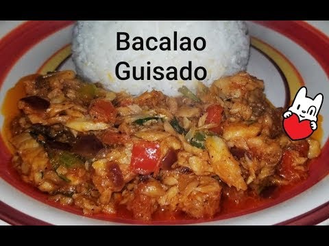 Bacalao Guisado (estilo Dominicano)
