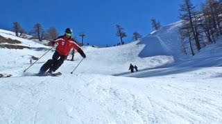 preview picture of video 'BARDONECCHIA esquí alpino / Descenso Alpes italianos / Ski Italy / Skiing Italian Alps / Italia HD'