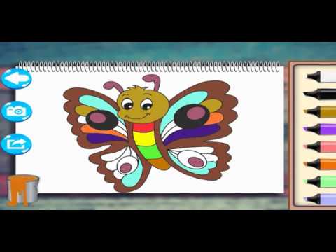 كتاب التلوين - رسومات اطفال متجددة ‎ Video