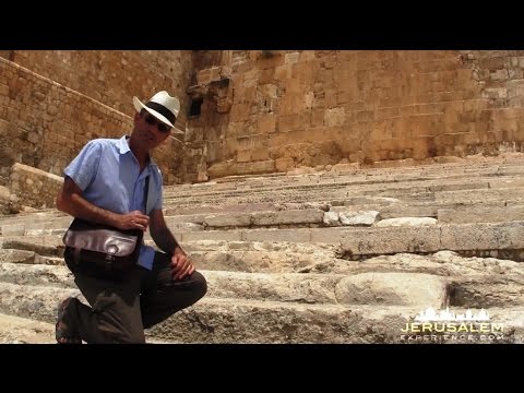 On these stones Jesus actually walked. An Archaeological evidence! Temple Mount,  Jerusalem