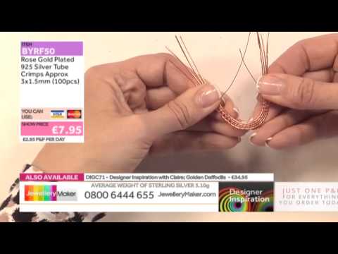 How to Make Genuine Gemstone Jewellery - JewelleryMaker DI LIVE 17/04/15