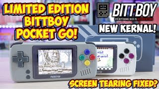 NEW Limited Edition BittBoy Pocket Go! Screen Tearing Is Fixed! Or Is It!?