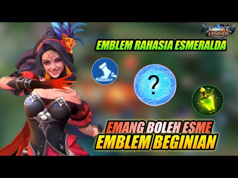 GOKIL! EMBLEM ESMERALDA PENET TERNYATA BISA GACOR JUGA |ESMERALDA EMBLEM TERBAIK 2023 _ MLBB