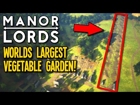 I Built the Worlds LARGEST Burgage Carrot Plot in Manor Lords!