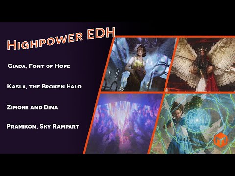 Highpower EDH - Giada VS Kasla VS Zimone and Dina VS Pramikon