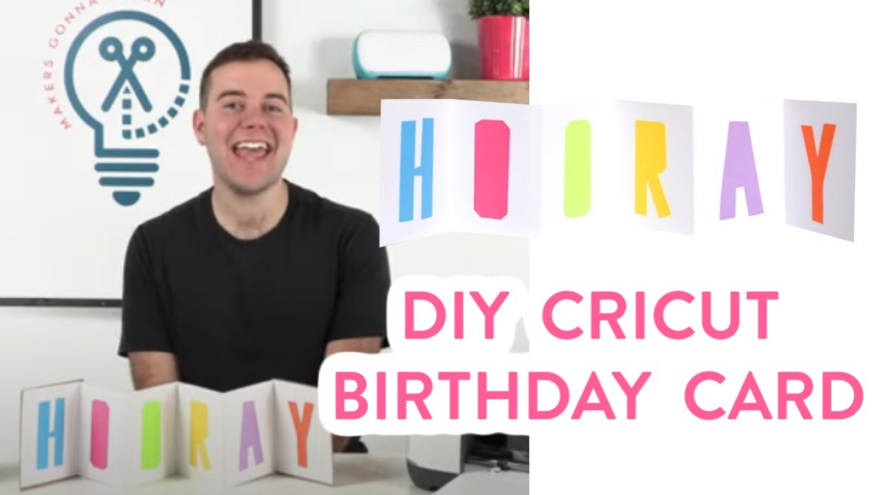Easy Cricut Card For Beginners – DIY Cricut Birthday Card!