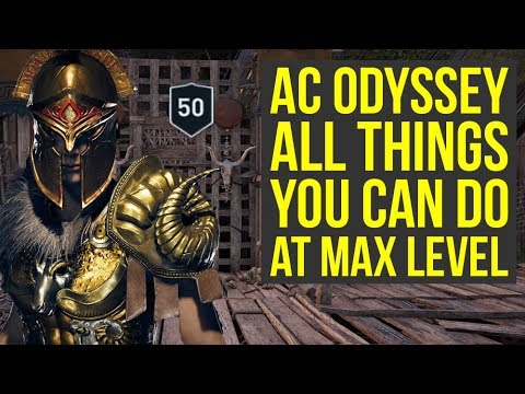Part of a video titled Assassin's Creed Odyssey Max Level - ALL THINGS You Can Do After ...