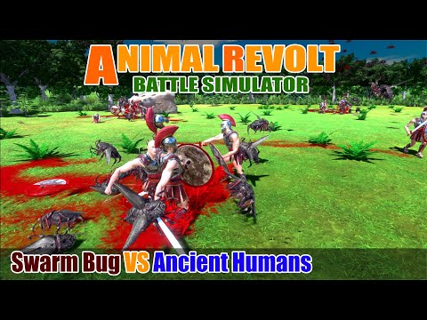 Swarm Bug vs Ancient Humans - Animal Revolt Battle Simulator