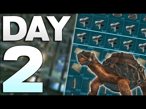 Raiding Center Pearl Cave 12 Hours Into Wipe! - ARK