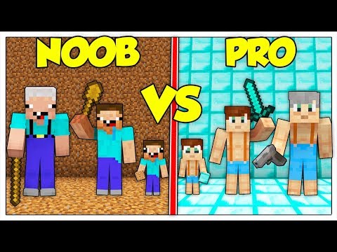 VITA DA NOOB CONTRO VITA DA PRO! - Minecraft ITA