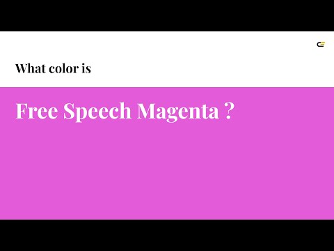 Free Speech Magenta color #e35bd8 hex color - Red color - Cool color e35bd8