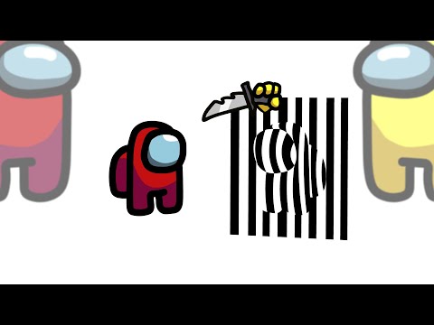 Mini Crewmate Kills Yellow with Optical Illusion | Among Us