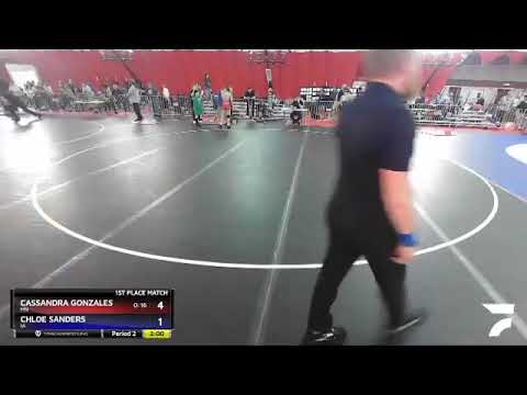 138 Lbs 1st Place Match - Cassandra Gonzales, MN Vs Chloe Sanders, IA 5d43