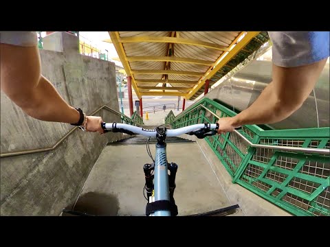 Urban MTB Freeride | DTLA | GoPro POV | MTB Street Riding | Skateparks | Stairs | First Ride 2023