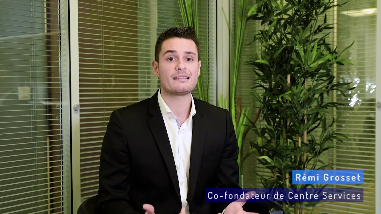 Rémi Grosset, cofondateur de Centre Services, présente le concept de sa franchise
