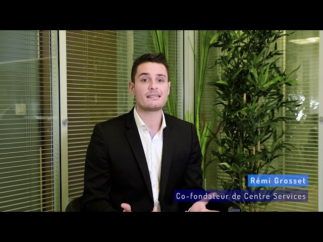 Rémi Grosset, cofondateur de Centre Services, présente le concept de sa franchise