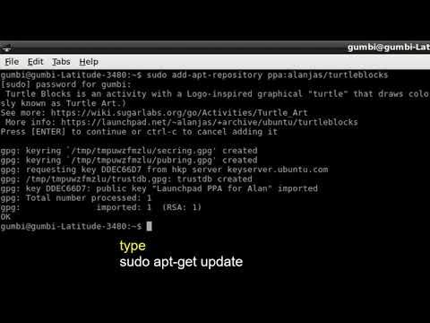 Creating Images with LOGO Programming-Basic_Installation of TurtleBlocks