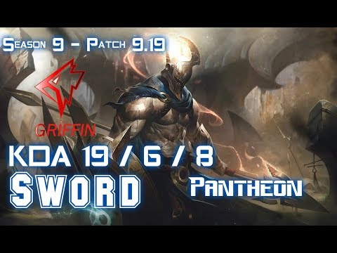 GRF Sword PANTHEON vs KENNEN Top - Patch 9.19 KR Ranked