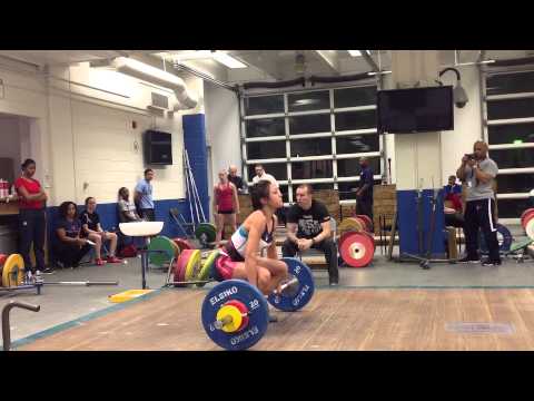 Erin Amos (Youth, 48 kg) - 68 kg (149.6 lb) Clean and Jerk