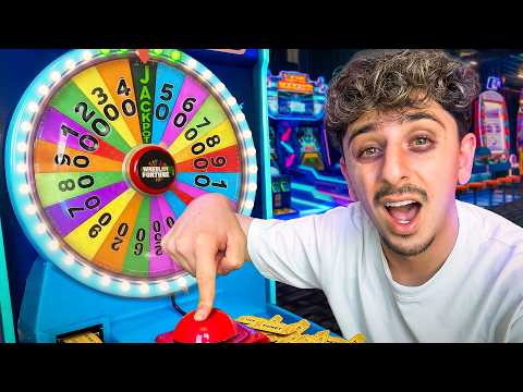 Locked In An Arcade Until I Hit Every Jackpot!