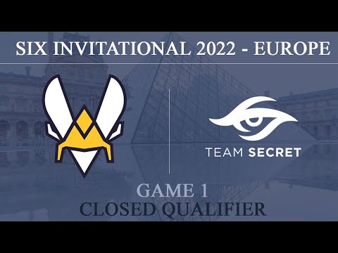 VIT vs Secret @Game 1 - Bank | Six Invitational 2022 - Europe: Closed Qualifier