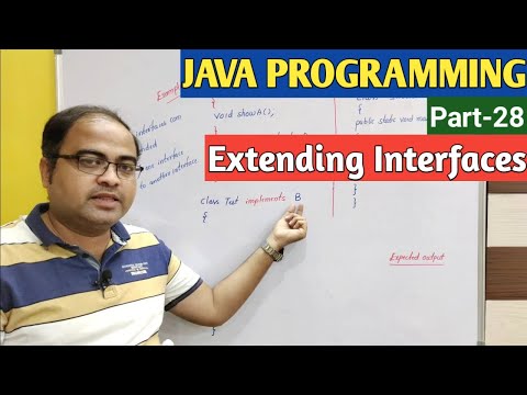 Java Programming Part 28 Extending Interfaces