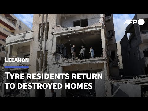 In Lebanon's Tyre, residents return to destroyed homes | AFP