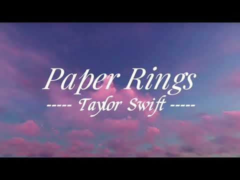 Paper Rings 💍 - Taylor Swift 🪩