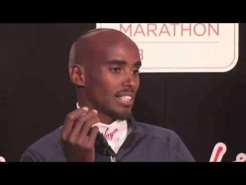 Mo Farah shows solidarity with Boston Marathon victims ahead of London race