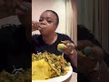 Dayo Amusa flaunts eating Eba