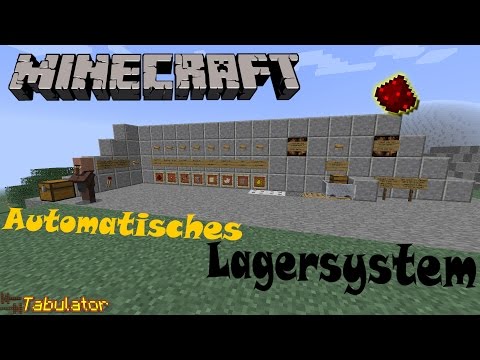 Minecraft Let´s Show - Automatisches Lagersystem  [↹Tabulator] (Deutsch|Full-HD)