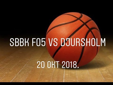 Match 04 - SBBK F05 vs Djursholm - 20 okt 2018