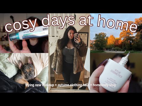 a cosy week in my life 🍂 trying new makeup, korean skincare recs, urban outfitters haul + new puppy