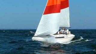 preview picture of video 'S2 6.8 sailing @ Lake Erie, 7-17-2010'