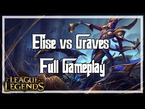 [League of Legends] Elise vs Graves - Jungle - Ranked Gameplay - Season 7 -  Patch 7.5
