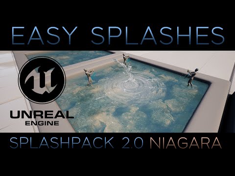 Easy Niagara Splashes (Splash Pack by KEGSFX 2.0 - Overview and QuickStart).