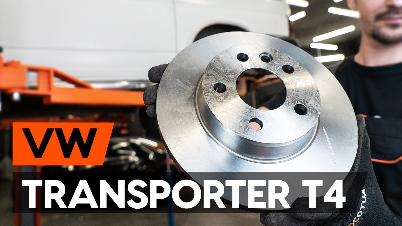 Comment changer : disques de frein arrière sur VW Transporter T4 - Guide de remplacement