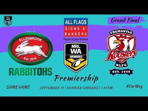 2019 NRLWA All Signs & Banners Women's Grand Final - Ellenbrook v Fremantle