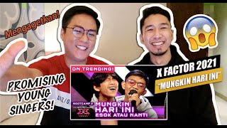 Download lagu Danar, Gangan, Melvin, Gadis Voc, Novia - MUNGKIN HARI INI [X Factor Indonesia 2021] | REACTION mp3